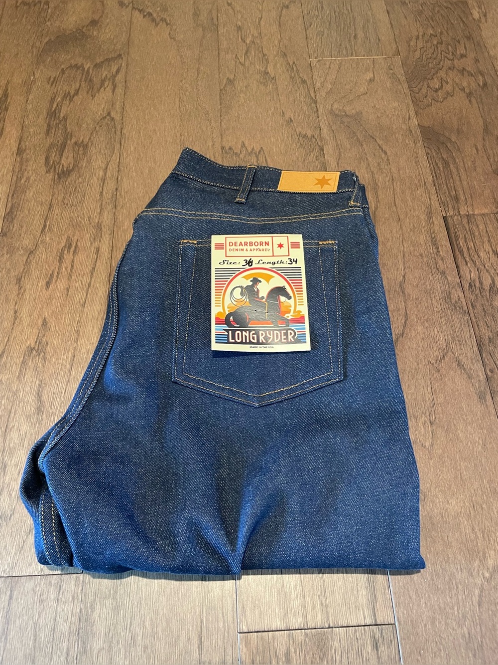 Dearborn Denim Long Ryder model 1 Jeans NWT